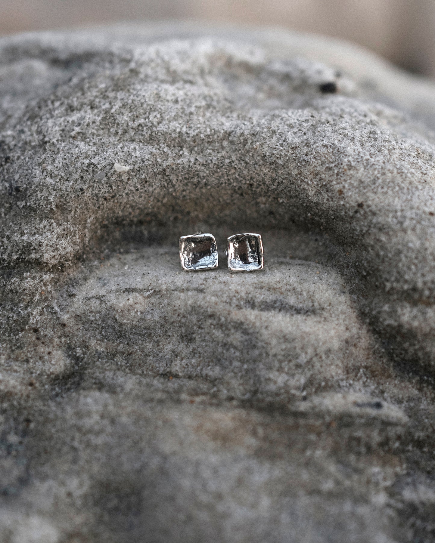 Oxidised Earring Studs