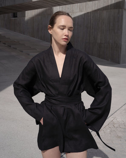 Airo Linen Robe