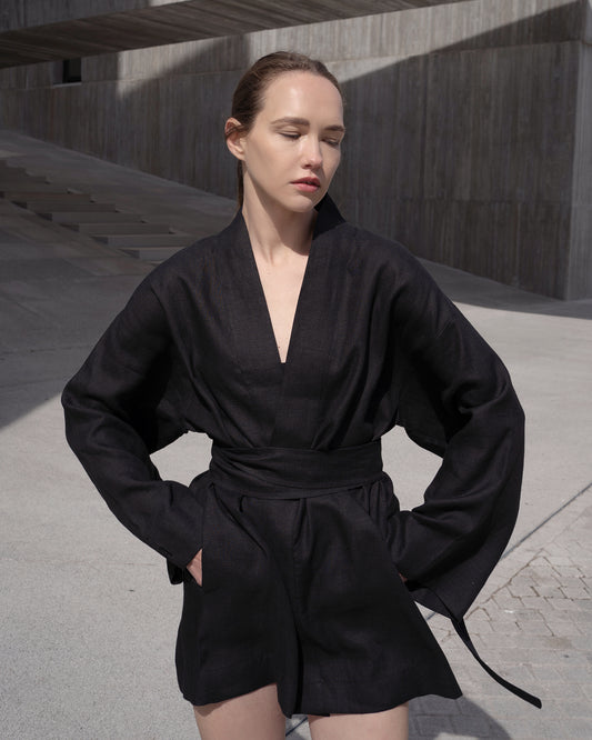 Airo Linen Robe