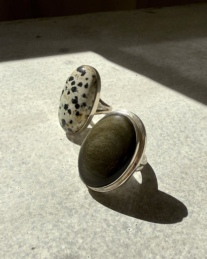 Black Obsidian Ring