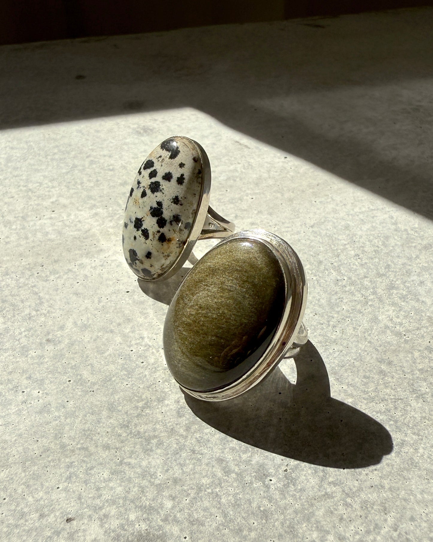 Black Obsidian Ring